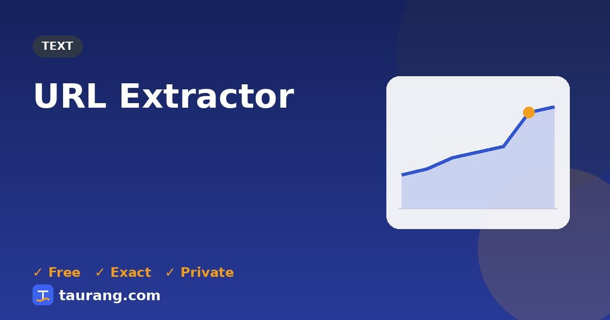 URL Extractor – free online text tool illustration