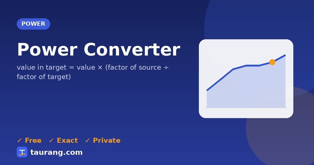 Power Converter – free online power tool illustration