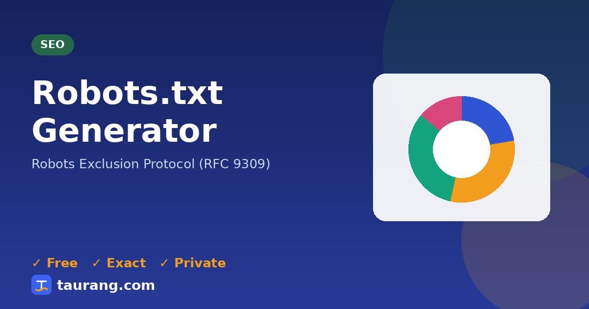 Robots.txt Generator – free online seo tool illustration