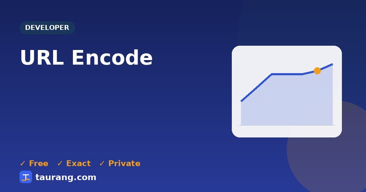 URL Encode – free online developer tool illustration